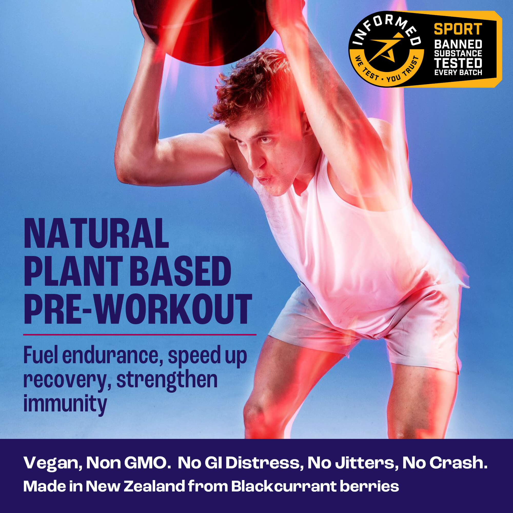 2before is a natural, plant-based pre-workout