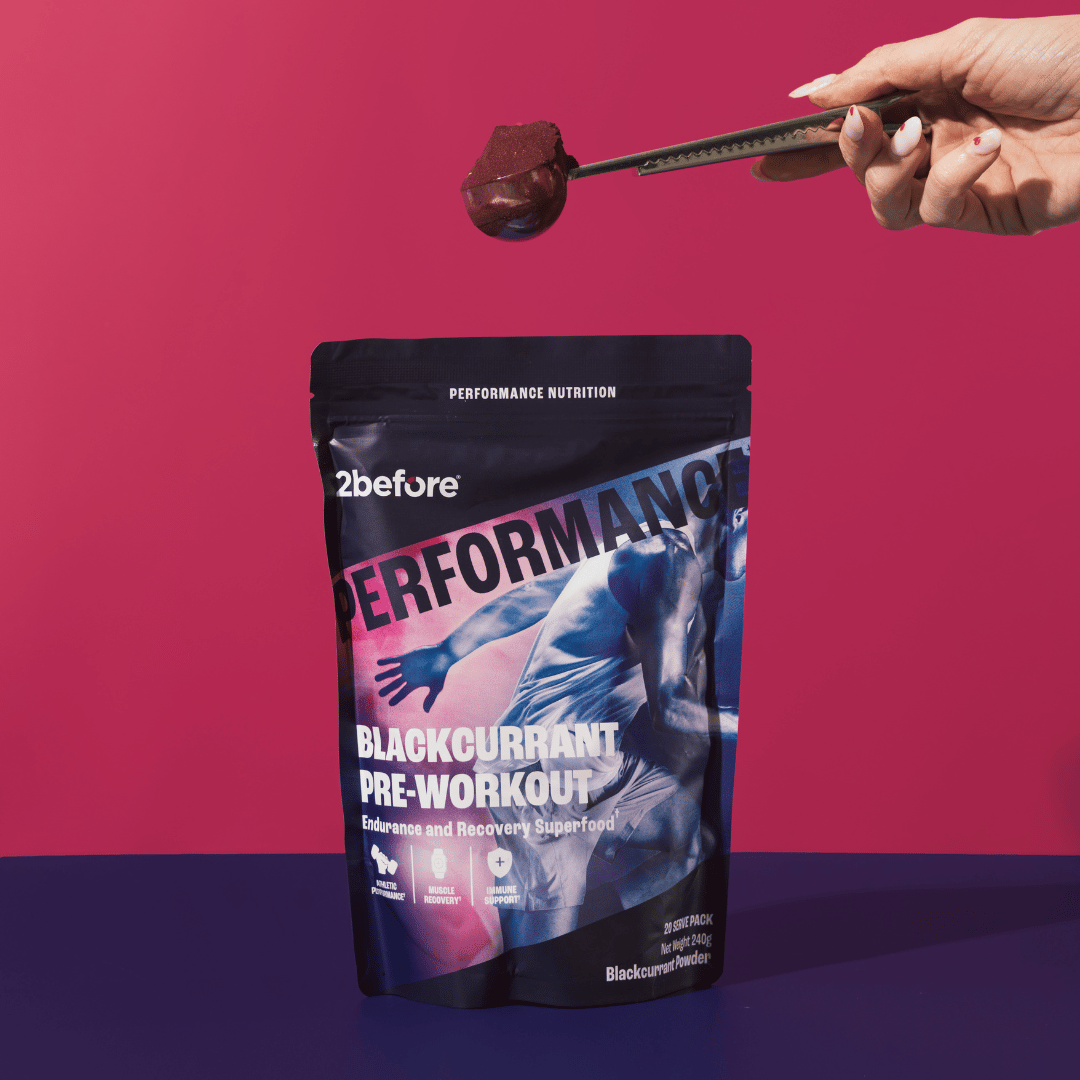 2before blackcurrant pouches let you scoop as much as you want