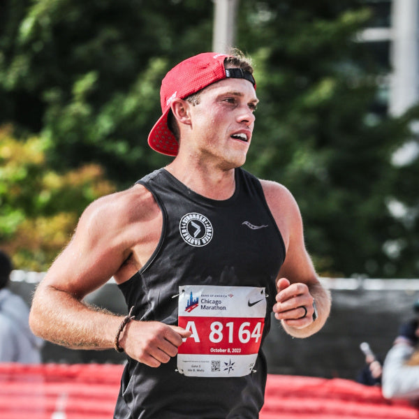 Jeremy Miller running in a marathon