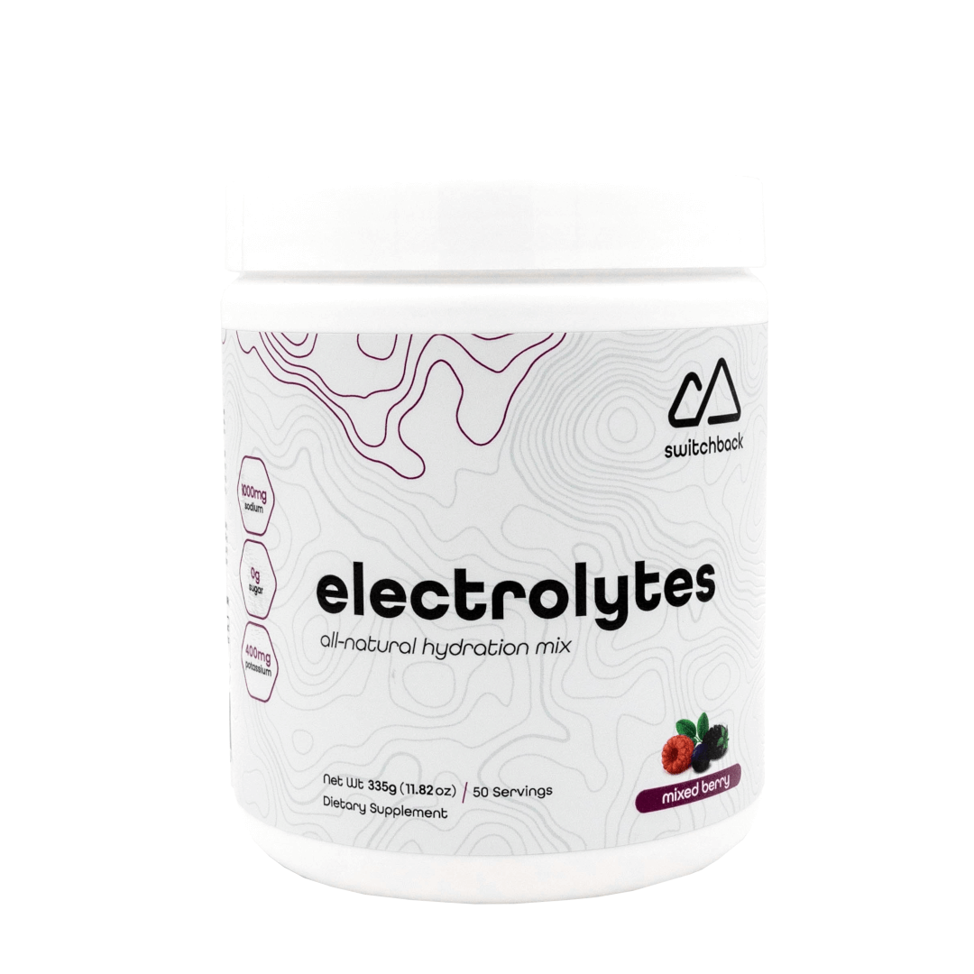 Switchback Electrolytes - Mixed berry Flavour - high sodium, natural hydration mix